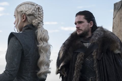 Daenerys i Jon Snow u igri prijestolja