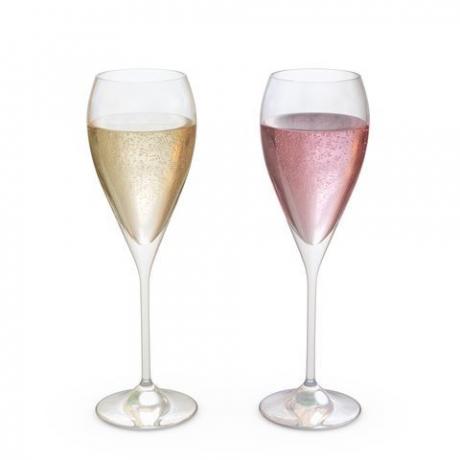 Naočale za tulipani za šampanjac u kompletu s tekućinom, uključenim putem