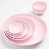 Keramičke ružičaste zdjele