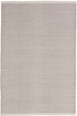 Herringbone ručno tkani prostirka sive boje